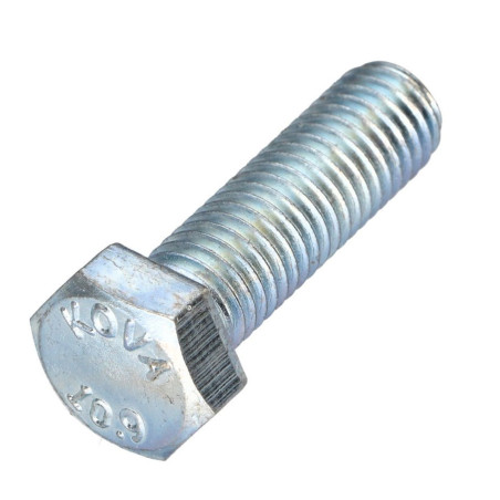 1 x Metalen schroeven zeskantkop TH steek links M4X30 klasse 10.9 geomet staal