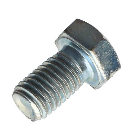 1 x Metalen schroeven zeskantkop TH steek links M4X16 klasse 10.9 geomet staal