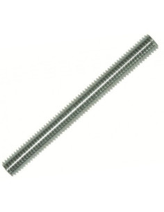 Draadstang M16 lengte 1 meter steek links Wit verzinkt staal