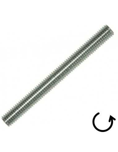 1 x Draadstang M16 lengte 1 meter steek links...