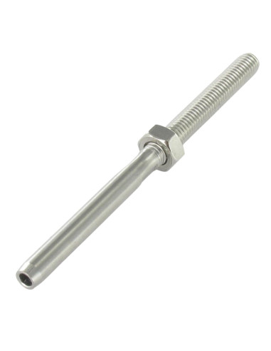 1 x Inside Right Thread steek links A4 RVS...