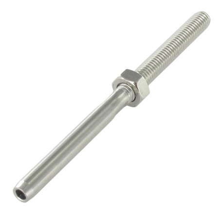 1 x Inside Right Thread steek links A4 RVS Kabel 4 totale lengte 110