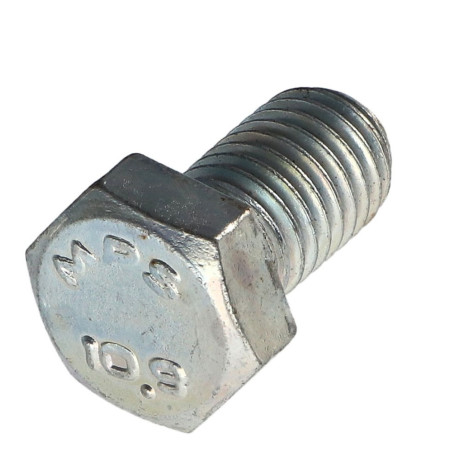 1 x Metalen schroeven zeskantkop TH steek links M10X16 klasse 10.9 geomet staal