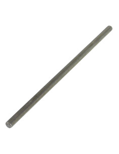 Draadstang M8 lengte 1 meter steek links Ruw staal