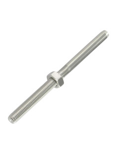 Inside Right Thread steek links A4 RVS Kabel 5 totale...