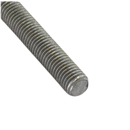 1 x Draadstang M8 lengte 1 meter steek links Ruw staal