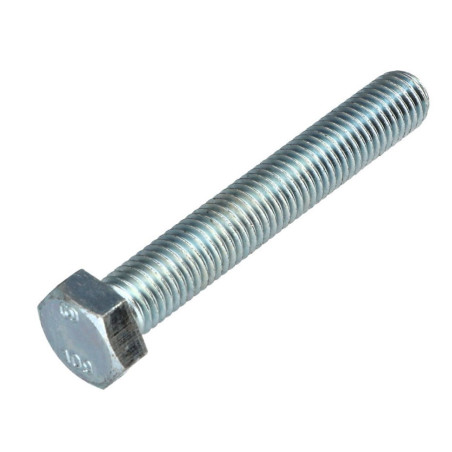 1 x Metalen schroeven zeskantkop TH steek links M10X80 klasse 10.9 geomet staal