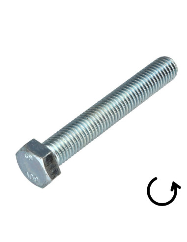 1 x Metalen schroeven zeskantkop TH steek links...