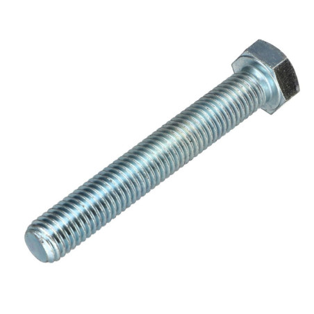 1 x Metalen schroeven zeskantkop TH steek links M10X80 klasse 10.9 geomet staal