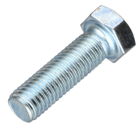 1 x Metalen schroeven zeskantkop TH steek links M6X50 klasse 10.9 geomet staal
