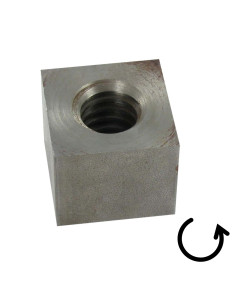 Vierkante Moer VKM ronde kop 20X4 trapeziumvormig links... 2