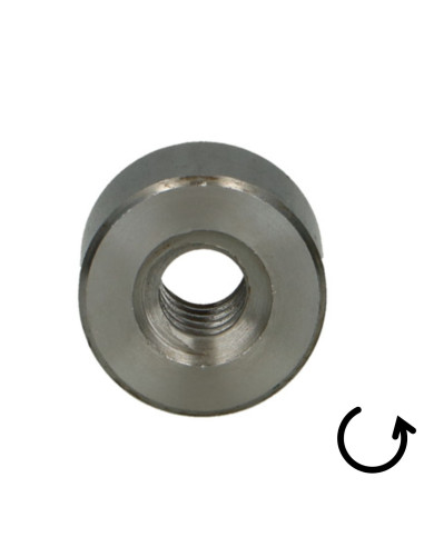 1 x Moer cilindrisch Draadstang trapeziumvormig...