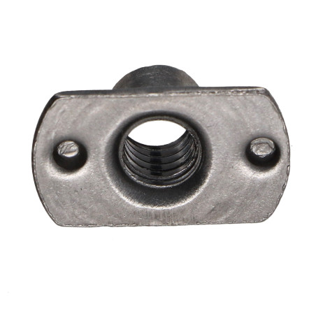 1 x Cilindrische moer om te lassen interne baas M4 17X9 hoogte 6 Ruw staal