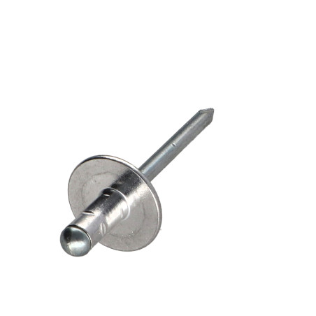 1 x Blindklinknagels Aluminium stang stål 4.8X17 grote kop POLYGRIP multi-aanspanning