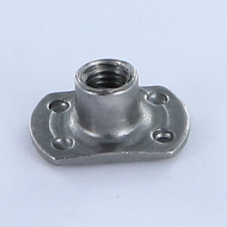 1 x Cilindrische moer om te lassen Externe baas M6 19X11 hoogte 7.8 Ruw staal