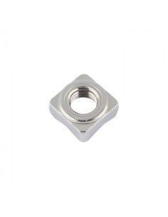Vierkante Moer om te lassen M10 17x17x8 A4 RVS