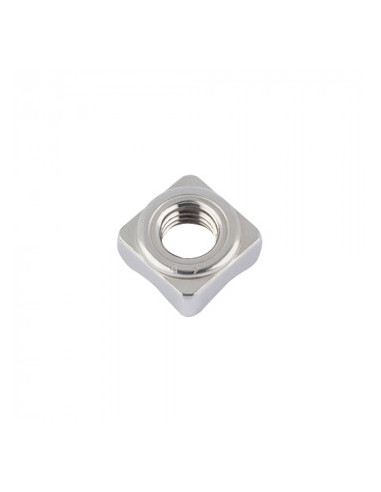1 x Vierkante Moer om te lassen M10 17x17x8 A4 RVS