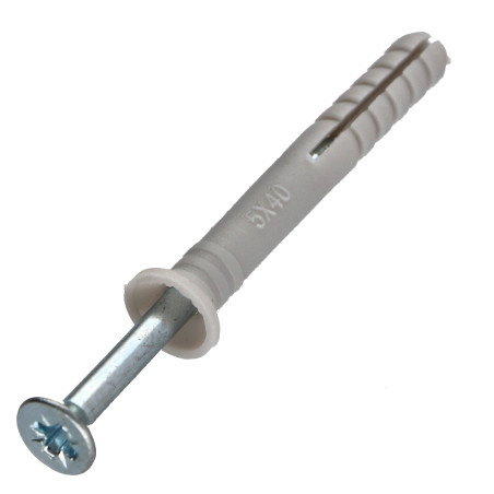 1 x Plug om op te slaan gefreesde kop 5X40 + Schroeven 3.5X45