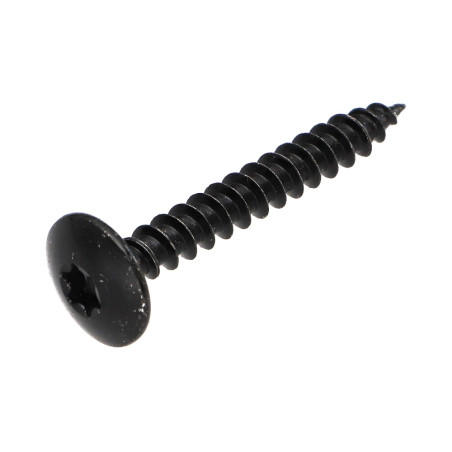 1 x Schroeven scharnier 6X50 bedraad op 20 TORX T30 Zwart gegalvaniseerd staal