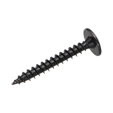 1 x Schroeven scharnier 6X50 bedraad op 20 TORX T30 Zwart gegalvaniseerd staal