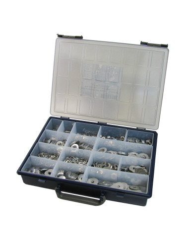 1 x Assortiment van 1530 Sluitring plat M L LL/...