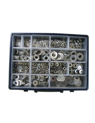 1 x Assortiment van 1530 Sluitring plat M L LL/...