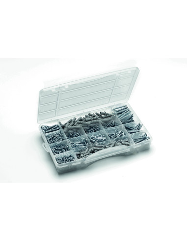 1 x Assortiment van Oogschroeven Wit verzinkt...