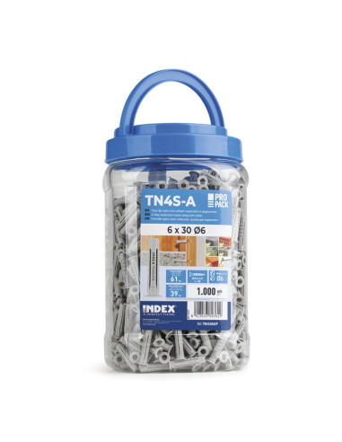 1 x Emmer met 1000 Plug Nylon 6