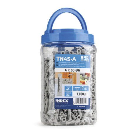 1 x Emmer met 1000 Plug Nylon 6