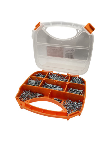 1 x Assortiment van 280 Agglo houtschroeven...