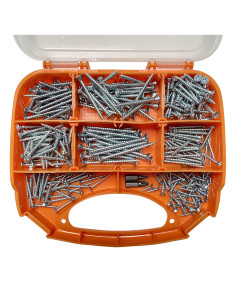 Assortiment van 280 Agglo houtschroeven gefreesde kop... 2
