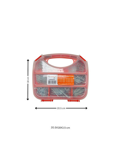 1 x Assortiment van 280 Agglo houtschroeven...