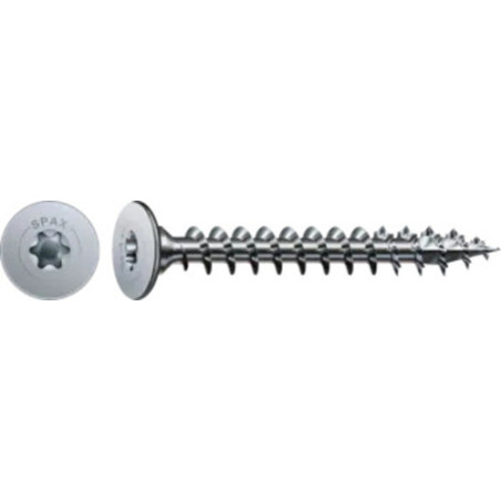 1 x SPAX Houtschroeven platte kop 4X20 volledige draad TORX T20 4CUT WIROX