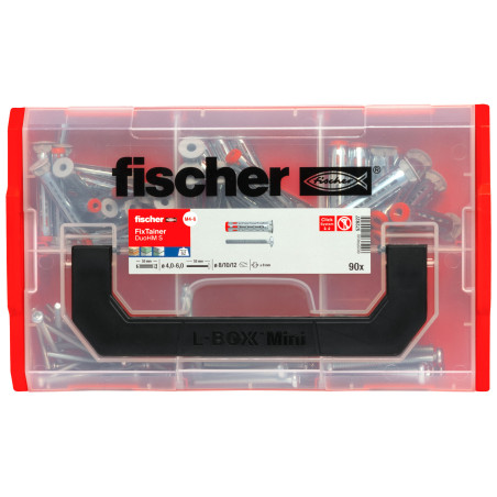 1 x Assortiment van Schroeven en Plug metaal Fischer DUOHM S