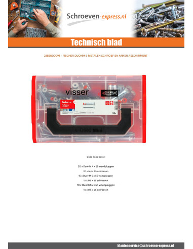 1 x Assortiment van Schroeven en Plug metaal...