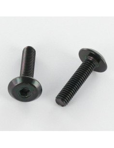 Metalen schroeven plat sleutel van 4 M6X30 Zwart...