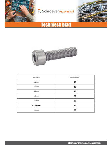 1 x Assortiment van 620 Metalen schroeven CHC...