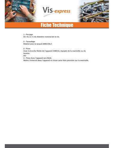 1 x KIT +NET RAPPORT M12X18 steek van 175