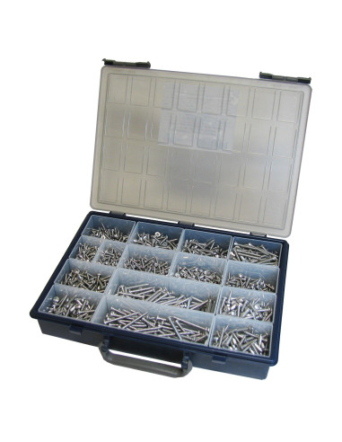 1 x Assortiment van 1684 Metaalplaatschroef...