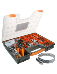 Assortiment van 345 Slangklem van Aanspannen Verzinkt...