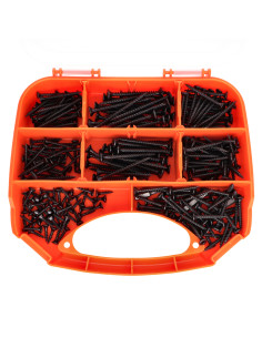 Assortiment van 280 Agglo houtschroeven gefreesde kop... 2