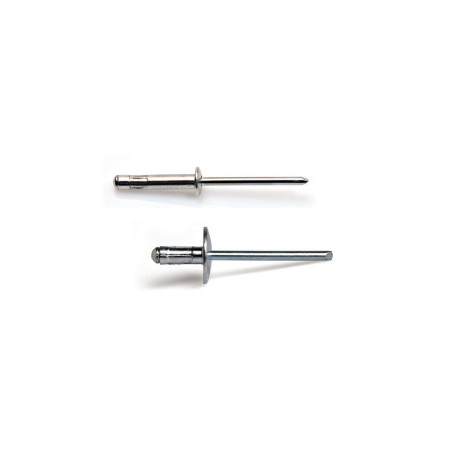 1 x Assortiment van 500 Multigrip blindklinknagels Aluminium Staalstaaf DEGOMETAL