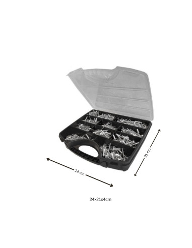 1 x Assortiment van 500 Multigrip...