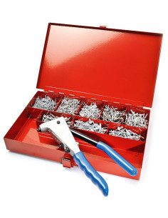 Assortiment van Tang GO7550 + 1000 Klinknagel DEGOMETAL