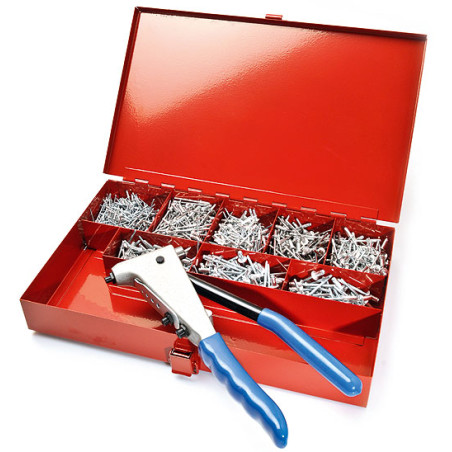 1 x Assortiment van Tang GO7550 + 1000 Klinknagel DEGOMETAL