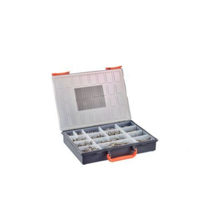 1 x Assortiment van 1666 Agglo houtschroeven gefreesde kop TX + Bit A4 RVS