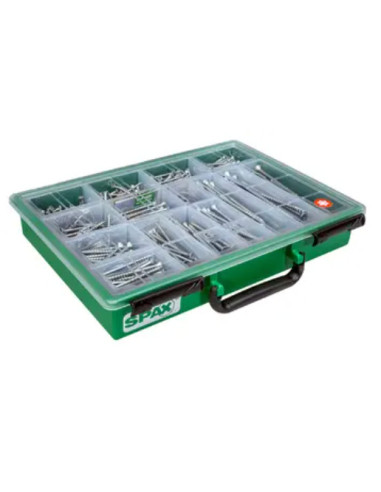 1 x Assortiment van 364 Houtschroeven gefreesde...