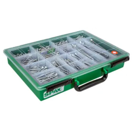 1 x Assortiment van 364 Houtschroeven gefreesde kop T-STAR WIROX + 3 Bit