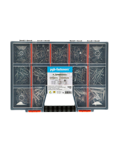 1 x Assortiment van 1020 Plug met Schroeven