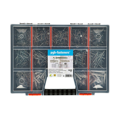 1 x Assortiment van 1020 Plug met Schroeven